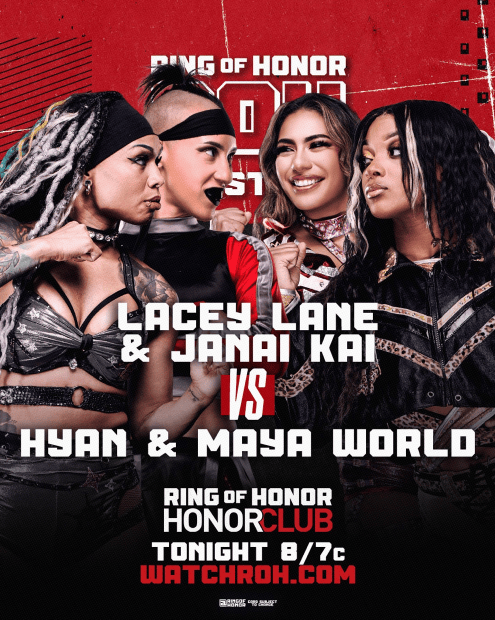 TNA iMPACT! WRESTLING OPEN & RING OF HONOR Results: Janai Kai, Gabby Forza & Shaloncè&nbsp;Royal